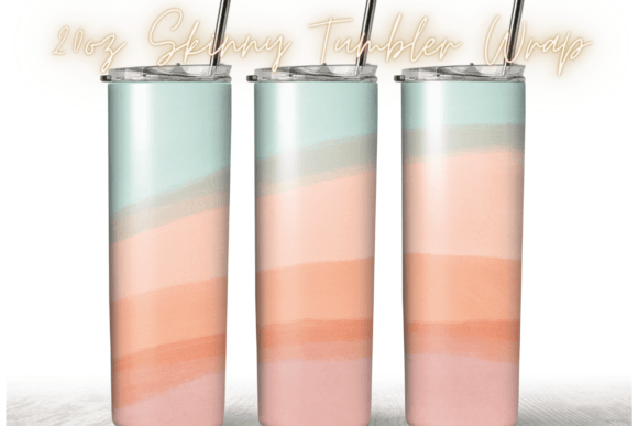 20oz Watercolor Coffee Tumbler Wrap