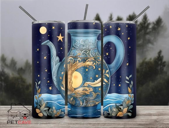 Aquarius Zodiac Tumber 20 Oz 2