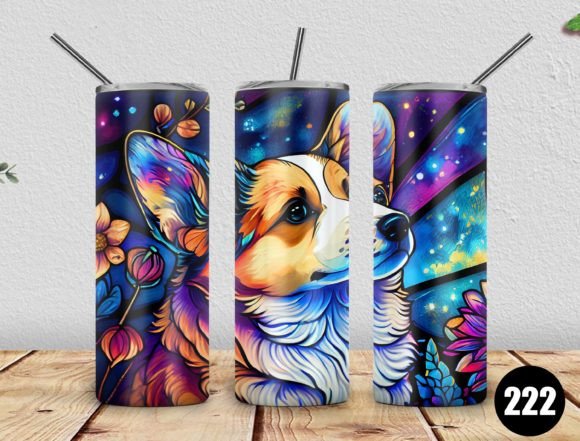 Corgi Tumbler Design 20oz