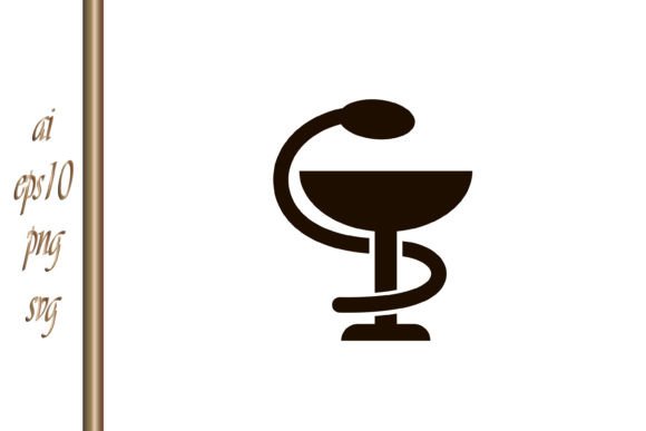 Medical Symbol Icon Snake Cup Clipart