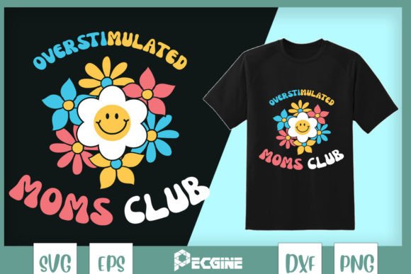 Overstimulated Moms Club Retro Mama