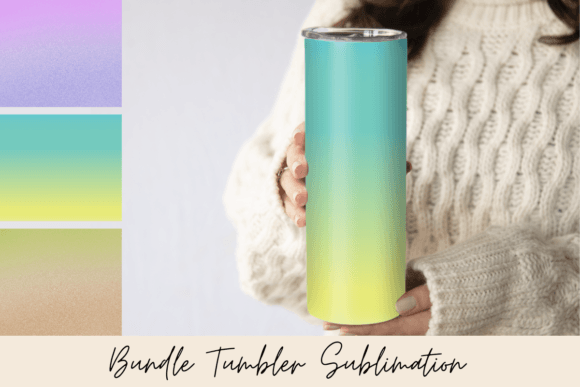Sunset Ombre 20oz Skinny Tumbler Wrap