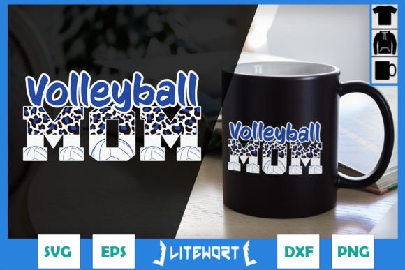 Volleyball Mom Leopard Volleyball Hoop